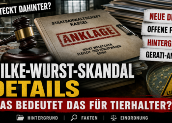 Ein Richterhammer und offizielle Dokumente zum Wilke-Wurst-Skandal vor dem Landgericht Kassel.