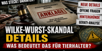 Ein Richterhammer und offizielle Dokumente zum Wilke-Wurst-Skandal vor dem Landgericht Kassel.