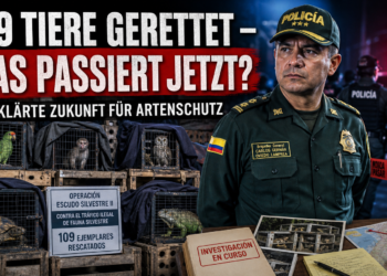 Kolumbien: Polizei sichert 109 bedrohte Tiere — Netzwerk für Wildtierhandel in Karibikzone zerschlagen 15 illegaler Wildtierhandel Kolumbien: Ein hochrangiger Beamter der kolumbianischen Nationalpolizei bei der Sicherstellung von beschlagnahmten Tieren während der Operation Escudo Silvestre II gegen den illegalen Wildtierhandel Kolumbien.