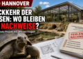 Eine Aldabra-Riesenschildkröten Zoo Hannover Visualisierung vor dem neuen Reptilium-Bauprojekt.