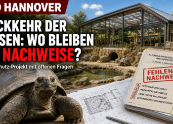 Erlebnis‑Zoo Hannover: Aldabra‑Riesenschildkröten kehren zurück — Bau des Reptiliums schreitet voran 14 Eine Aldabra-Riesenschildkröten Zoo Hannover Visualisierung vor dem neuen Reptilium-Bauprojekt.