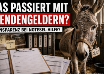 Zertifizierte Notesel‑Pflegestelle in Heusenstamm: Jana Holecek nimmt vernachlässigte Esel auf und rehabilitiert sie 12 Die zertifizierte Notesel-Pflegestelle Heusenstamm von Jana Holecek bei der Dokumentation der Esel-Rehabilitation.