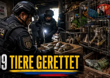 Kolumbien: Polizei beschlagnahmt 109 Wildtiere – mutmaßliches Handelsnetzwerk getroffen 24 Illegaler Wildtierhandel Kolumbien: Polizei sichert bei einer Razzia 109 Wildtiere aus Käfigen und Transportboxen.