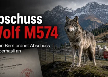 Abschuss Wolf M574 im Oberhasli: Der Kanton Bern ordnet den Abschuss des Wolfs nach mehreren Nutztierrissen an.