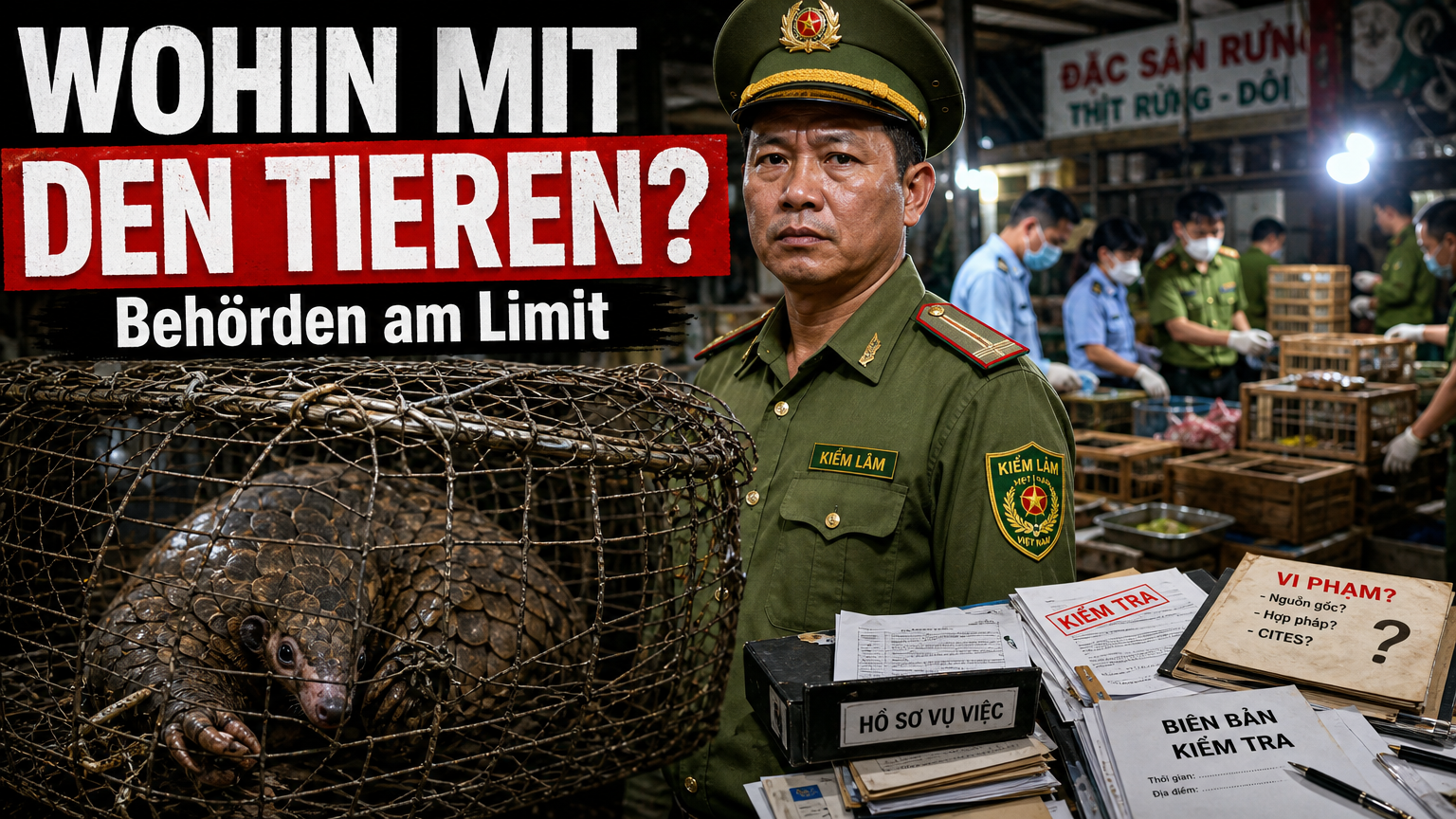 Hanoi verstärkt Kontrollen zum Schutz gefährdeter Wildtiere — Behörden berichten Beschlagnahmungen und Nadelöhre 1 04 08 2026 11 00 wildtierschutz in hanoi kontrollen beschlagnahmungen titelbild