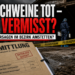 Polizeiliche Absperrung und Ermittlungsunterlagen vor einem Schweinemastbetrieb im Fall der tote Schweine Amstetten.