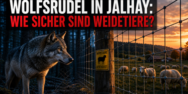 Wolfsrudel bei Gileppe und Louveterie bestätigt – Schafsrisse und Schutzmaßnahmen 11 Ein Wolf am Waldrand bei einer Weide als Symbol für das bestätigte Wolfsrudel Gileppe Louveterie.