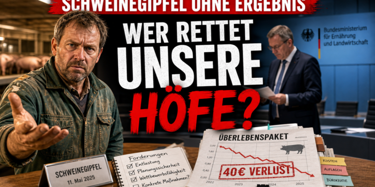 Schweinegipfel: Verbände fordern von Minister Rainer konkrete Soforthilfen 11 Schweinegipfel Alois Rainer: Ein besorgter Landwirt konfrontiert die Politik beim Schweinegipfel mit Alois Rainer aufgrund der existenzbedrohenden Lage der Schweinehalter.