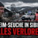 Zwangsschlachtungen von Schweinen in Tjumen: Ein verzweifelter Landwirt vor einer Absperrung im Gebiet Tjumen während der behördlich angeordneten Zwangsschlachtungen von Schweinen.
