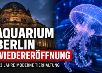 Aquarium Berlin öffnet nach dreijähriger Modernisierung wieder 13 Die Wiedereröffnung Aquarium Berlin 2026 zeigt die historische Fassade kombiniert mit moderner Quallenzucht nach der umfassenden Modernisierung.