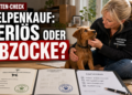 verantwortungsvoller Welpenkauf: Eine Tierärztin prüft Gesundheitsnachweise bei einem verantwortungsvollen Welpenkauf in Gütersloh.