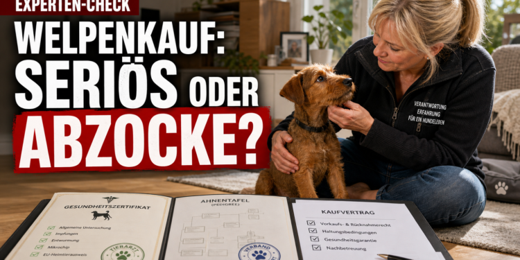 Welpenkauf in Gütersloh: Welche Kriterien verantwortungsvolle Züchter und Käufer beachten sollten 11 verantwortungsvoller Welpenkauf: Eine Tierärztin prüft Gesundheitsnachweise bei einem verantwortungsvollen Welpenkauf in Gütersloh.