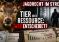 End of Speciesism: Warum die Kampagne die Hobby-Jagd grundsätzlich infrage stellt 44 Ein Wildtier blickt in die Kamera, während im Hintergrund die Kritik an der Hobby-Jagd durch End of Speciesism thematisiert wird.