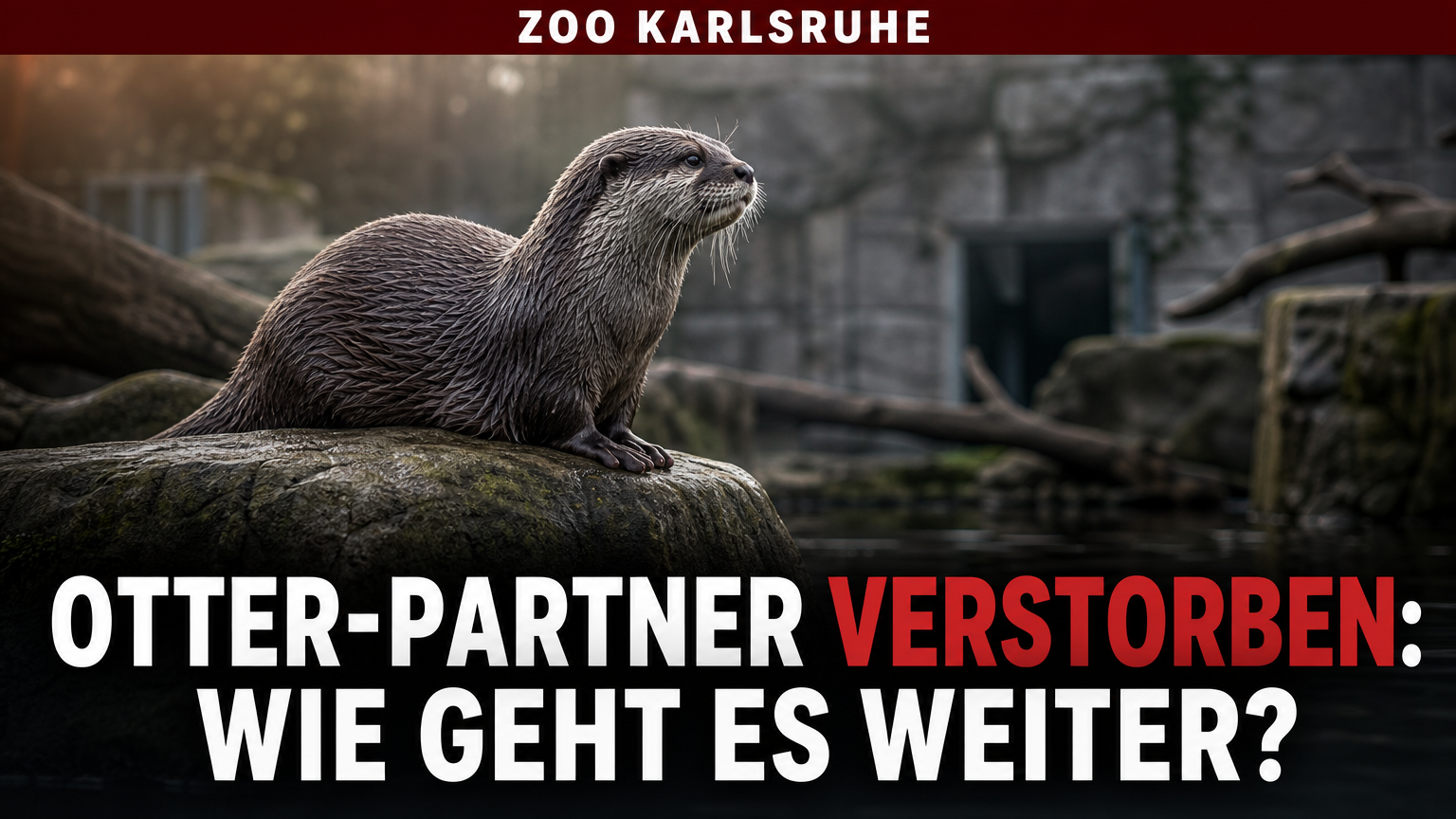 Zoo Karlsruhe: Kurzkrallenotter Torben nach schweren Zahnproblemen eingeschläfert 1 Einschläferung des Kurzkrallenotters Torben im Zoo Karlsruhe: Die Kurzkrallenotter-Dame Tabea im Zoo Karlsruhe nach der Einschläferung des Kurzkrallenotters Torben.