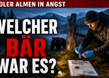 DNA bestätigt Bärenangriff auf Pony in Tirol – mindestens zwei männliche Bären in der Region nachgewiesen 14 DNA-Analyse Bärenangriff Tirol: Ein forensischer Ermittler untersucht Beweise bei einer DNA-Analyse nach einem Bärenangriff in Tirol.