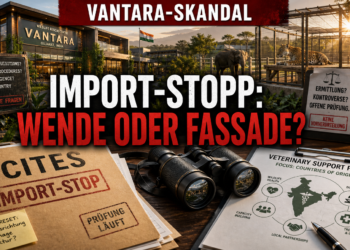 Vantara kündigt einjährigen Stopp von Wildtierimporten an 16 Ein symbolisches Bild zur Untersuchung der Vantara Wildtierimporte mit CITES-Dokumenten und medizinischen Unterlagen.