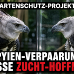 Harpyie Domingo Walsrode: Das Harpyien-Männchen Domingo nach seinem Umzug in den Weltvogelpark Walsrode.