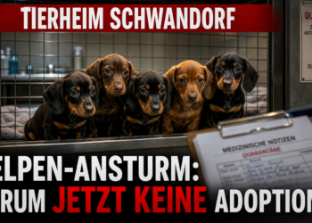 Ausgesetzte Dackelwelpen lösen Ansturm auf Tierheim Schwandorf aus 14 ausgesetzte Dackelwelpen Tierheim Schwandorf: Fünf ausgesetzte Dackelwelpen im Tierheim Schwandorf während der medizinischen Quarantäne