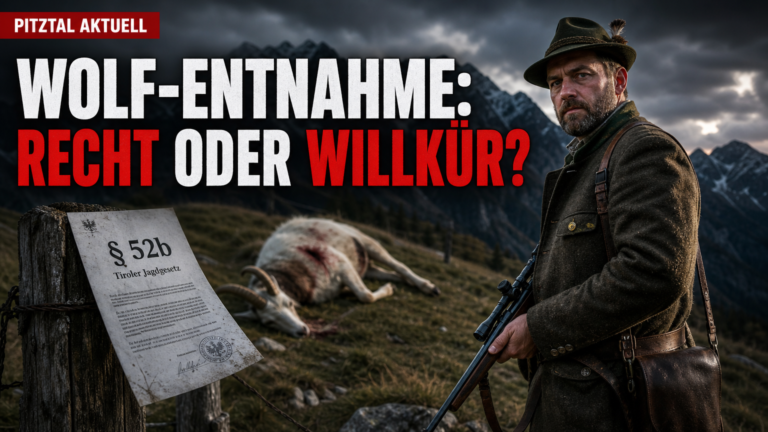politische Rückendeckung für Jäger nach Wolfsentnahme im Pitztal: Ein Jäger in den Alpen nach der Wolfsentnahme im Pitztal, der auf politische Rückendeckung für Jäger hofft.