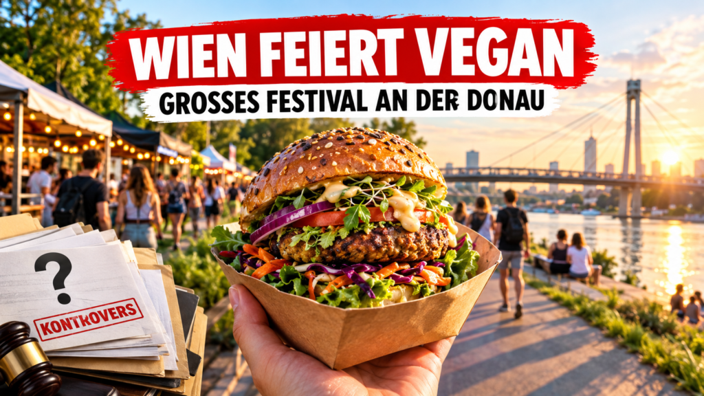 Veganmania 2026 Wien Donauinsel: Besucher genießen pflanzliches Streetfood bei der Veganmania 2026 auf der Wiener Donauinsel.