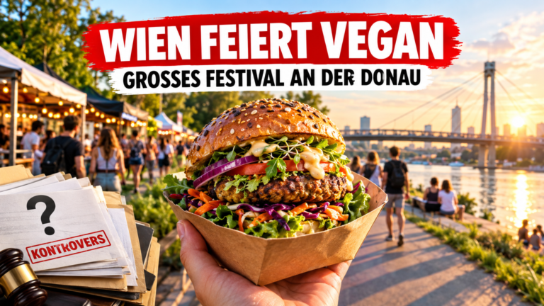 Veganmania 2026 Wien Donauinsel: Besucher genießen pflanzliches Streetfood bei der Veganmania 2026 auf der Wiener Donauinsel.