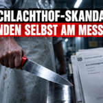 Tierschutzvorwürfe gegen Schlachtbetrieb im Landkreis Aichach-Friedberg: Symbolbild zu den Tierschutzvorwürfen gegen Schlachtbetrieb im Landkreis Aichach-Friedberg mit Fokus auf Ermittlungsakten und Arbeitsgeräten.
