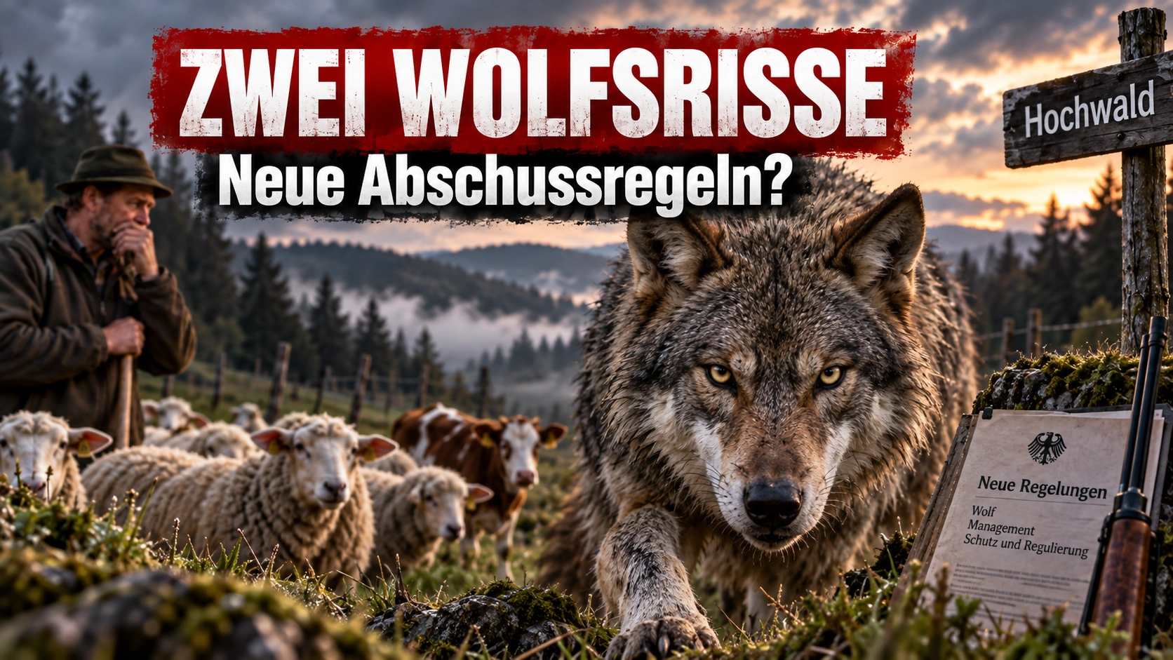 Wolfsrisse im Hochwald: Zwei Fälle und neue Abschussregeln 6 Wolfsrisse im Hochwald: Zwei Fälle und neue Abschussregeln