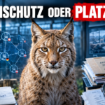 Ein Karpatenluchs steht symbolisch für das Spannungsfeld zwischen Artenschutz und Platznot in modernen Schweizer Zoos.
