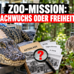 Ein Tierarzt untersucht einen China-Alligator im Bronx Zoo – Tierpark der Superlative, während im Queens Zoo ein Neuengland-Baumwollschwanzkaninchen ausgewildert wird.