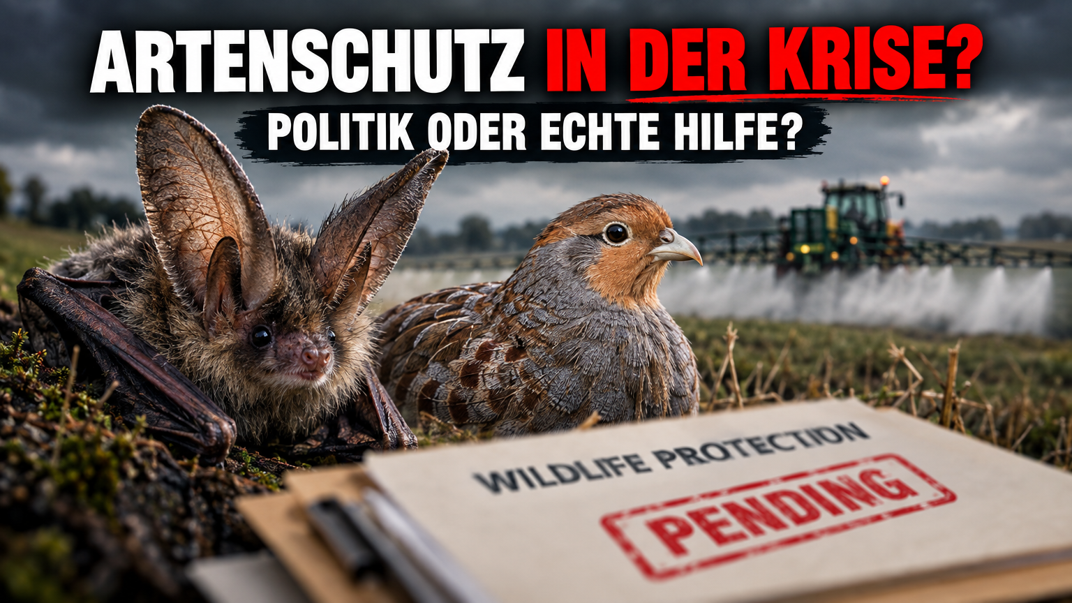 Vereinigtes Königreich: Zwischen Artenschutz, Wildtierkriminalität und politischen Versprechen 1 Symbolische Darstellung der Wildtierkriminalität im Vereinigten Königreich mit gefährdeten Arten und behördlichen Akten.