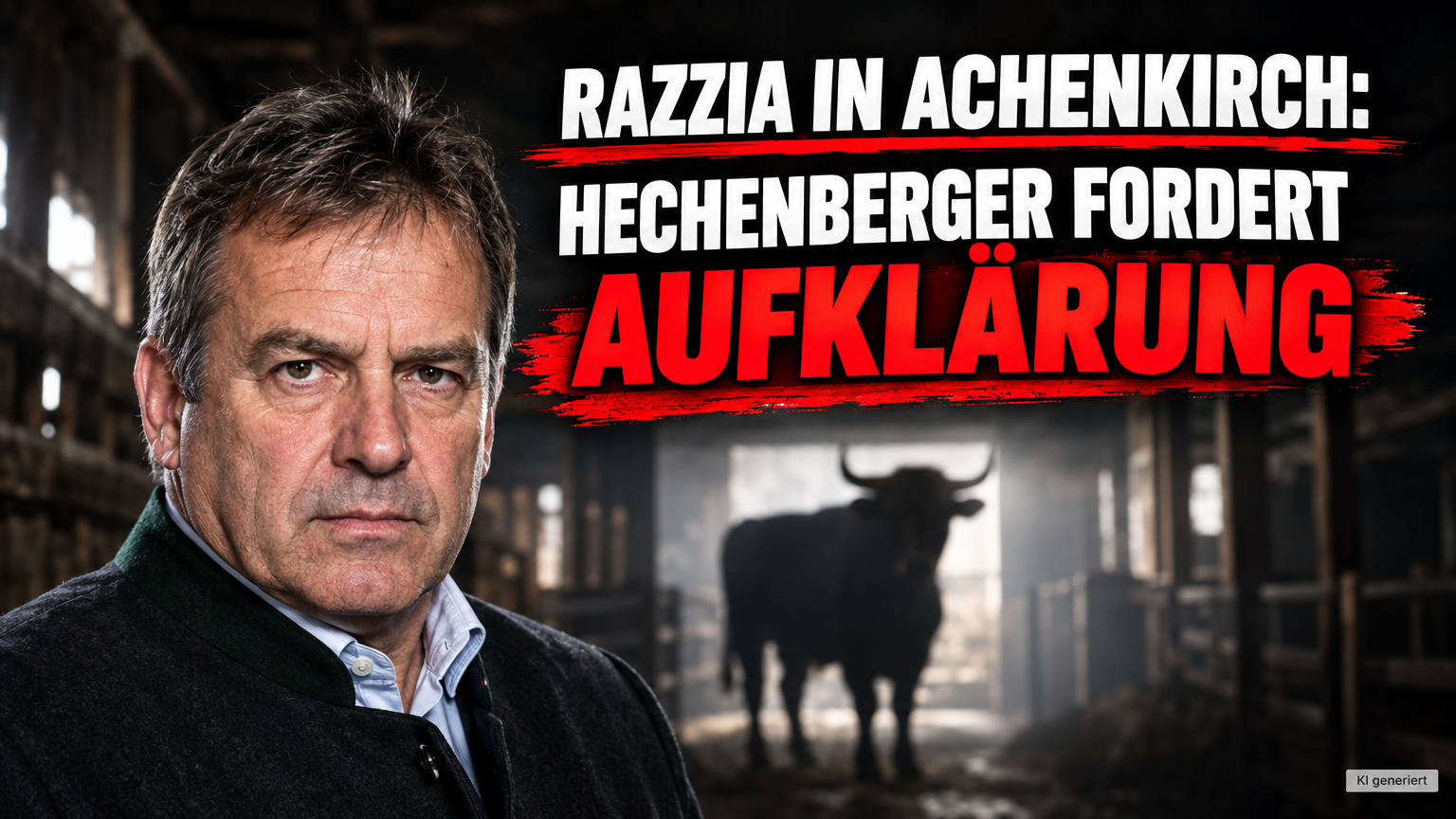 Josef Hechenberger äußert sich zur Razzia in Achenkirch und mahnt zur Sachlichkeit.