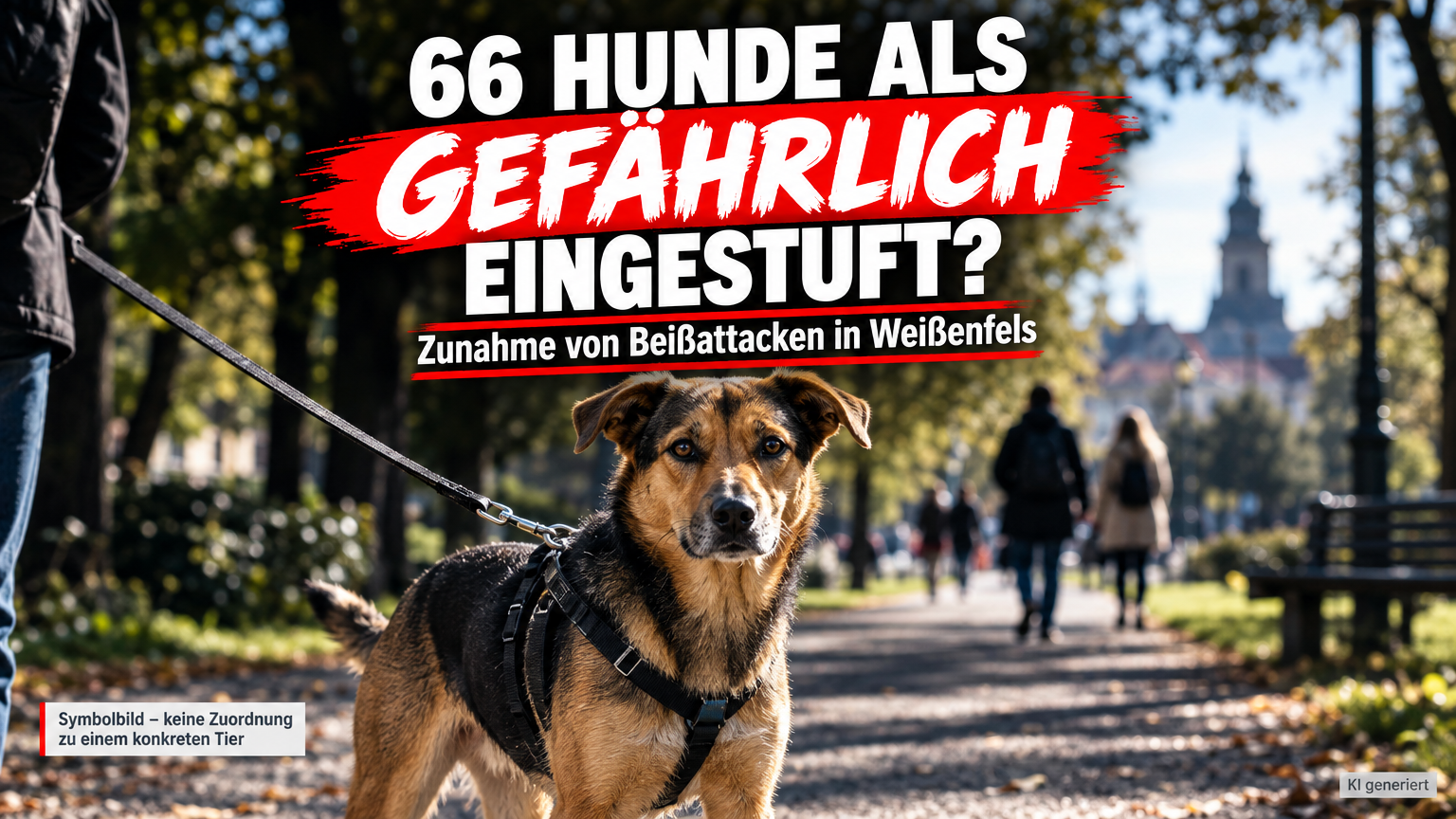 66 Hunde gelten als gefährlich: Zahl der Beißattacken in Weißenfels hat zugenommen 1 Ein aufmerksamer Hund in einem Park in Weißenfels als Symbolbild für die aktuelle Debatte über Beißattacken in Weißenfels.
