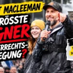 Robert Marc Lehmann bei einer Anti-Zoo-Demonstration in Berlin. Das GERATI-Titelbild thematisiert widersprüchliche Aussagen und die Polizeifakten zur Veranstaltung.