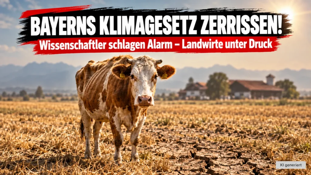 Bayerns neues Klimagesetz: Wissenschaftler schlagen Alarm – Landwirte unter Druck