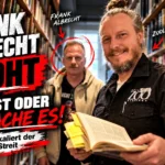 Frank Albrecht vom Projekt Endzoo im Hintergrund und der Zoolotse im Vordergrund. Titelbild zum Podcast-Ultimatum und Facebook-Streit.